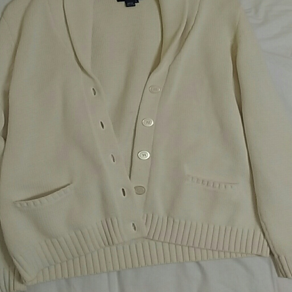 Cream cardigan